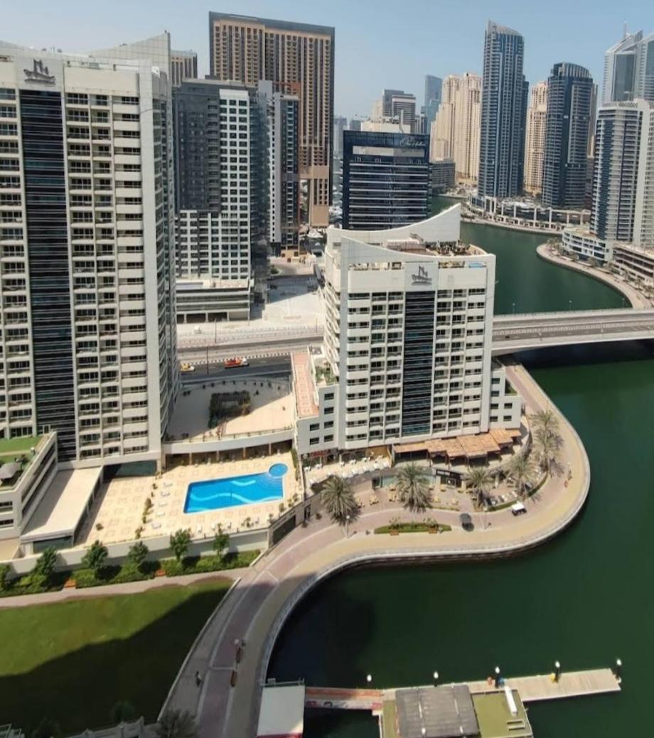 Full Sea View With Balcony - Studio Apartment - 10 Min To Jbr - Dubai Ngoại thất bức ảnh
